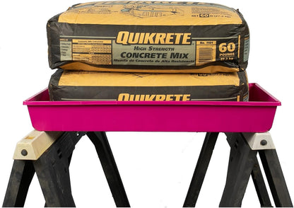 SUNPACK 10" x 20" Mega Plastic Seed Starting Tray, Magenta, 2.5" (Pack of 10) - No Drainage Holes, Ideal for Greenhouses or Indoor Gardening - Made of Thick, Strong Plastic