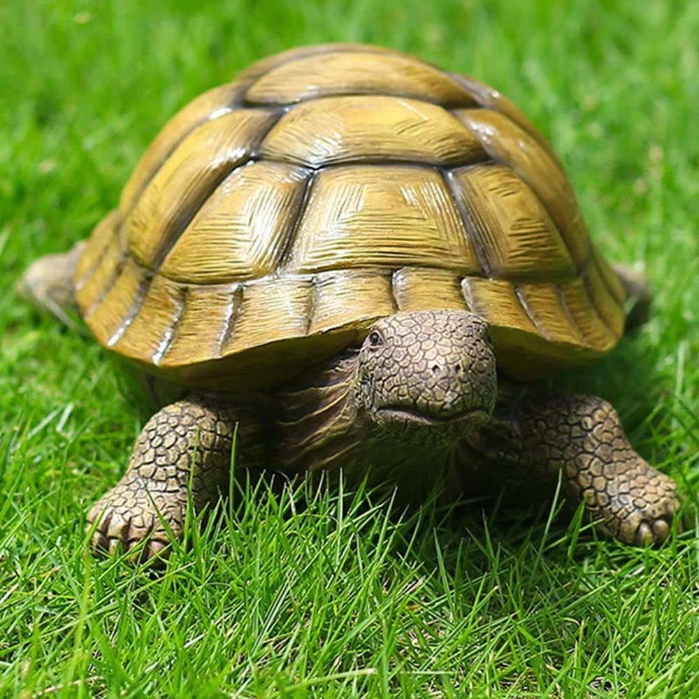 Turtle Garden Statue,Outdoor Decoration for Backyard/Patio/Pond/Lawn,Indoor Tortoise Figurine Sculpture Colloction for Floor or Tabletop