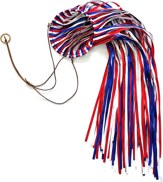 Satin Ribbon Windsock Streamer, Outdoor Decorations for Your Patio, Garden, Yard, Dock and Camper, 41-Inch, WS41-LBH