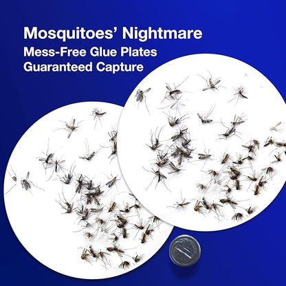 ZingZap Mosquito Magnet Trap with Double-Bait, 2X More Effective Lures and Catches Mosquitoes &Gnats, Mosquito Trap, Dusk/Dawn Smart Auto-Switch, Non-Toxic and Safe