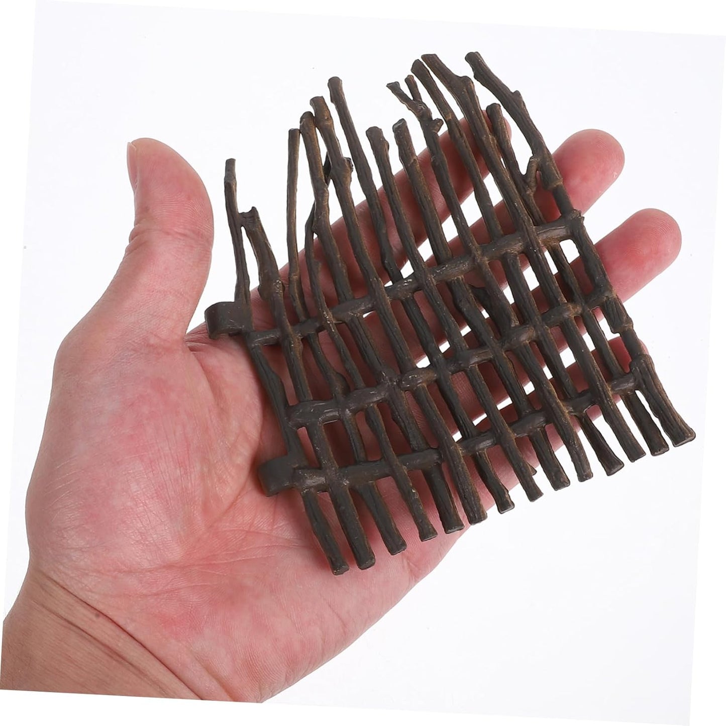 4PCS Miniature Garden Fence Fairy Garden Accessories for Dollhouse DIY Landscape Decoration Lightweight and Portable for Architectural Models and Scenic Designs