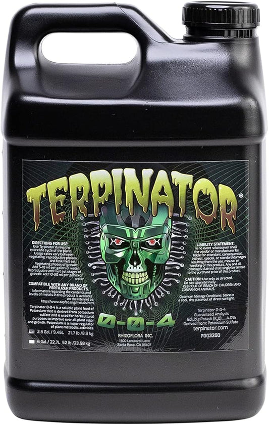 Liquid Nutrients, For Use in Hydroponics and Soil, 2.5 gal.