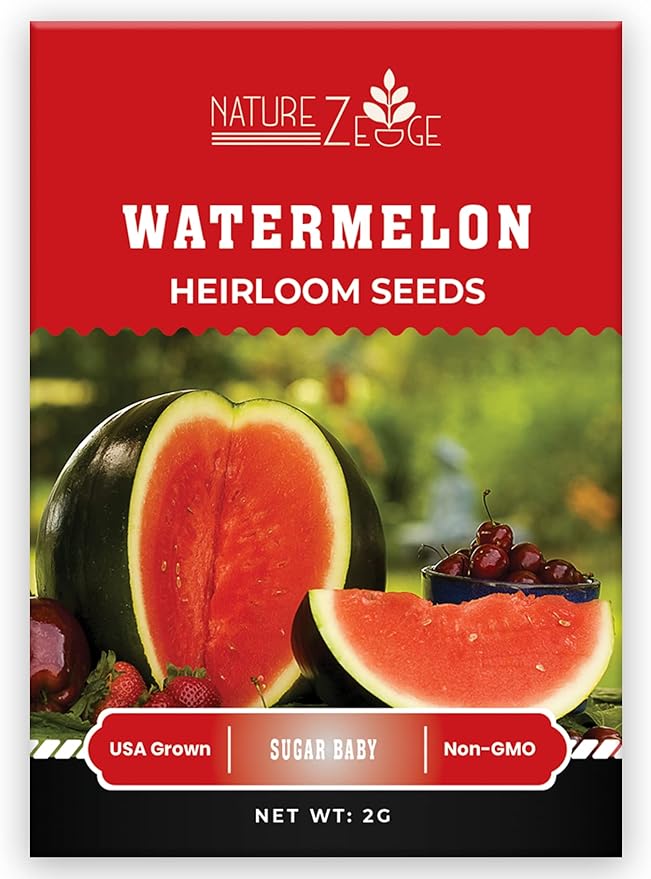 Fruit Seeds, Watermelon Seeds, Melon Seeds, Fruit Seeds for Planting, Sweet Watermelon Seeds for Planting, Cantaloupe Seeds, Sugar Baby, Black Diamond, Charleston Grey, Hales Best, Green Honeydew