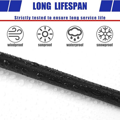 Hoolerry Solid Sprinkler System Wire 18 Gauge Irrigation Wire with UV Resistant PVC Jacket Sprinkler Cable for Underground Irrigation Field Central Control System 30v Ul Listed(18/2, 50 Ft)