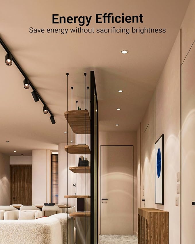 Sunco 48 Pack MR16 LED Bulb, GU10 Dimmable Track Light Bulbs, 5.5W=50W, 3000K Warm White, 550 LM, 25000 Lifetime Hours UL.