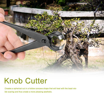 Bonsai Concave Cutter, Bonsai Tools Concave Cutter, 8.4 Inch Manganese Steel Alloy Sharp Blade Round Edge Knob Cutter, Gardening Concave Pruner(210mm / 8.27inch)(210mm)