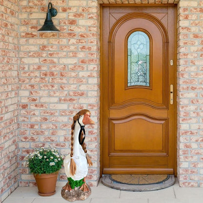 Porch Goose Wigs, Porch Goose Outfits Lawn Goose Statue Accessories for Outdoor Garden Patio Yard Goosey Decor （Style 3）