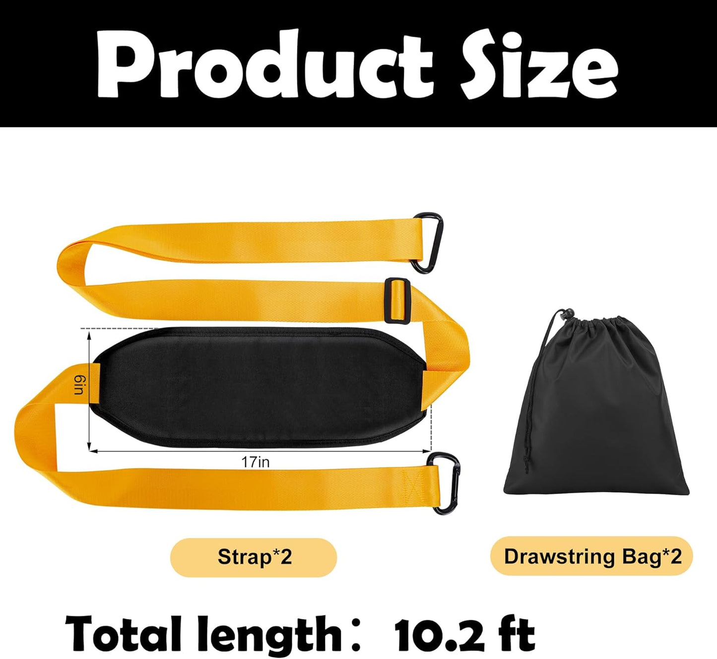 Heavy Duty Leaf Tarp Strap, 10.2 ft Yard Tarp Pulling Tool, Reusable Waste Tarps Shoulder Strap for Efficient Outdoor Leaf Debris Cleaning and Moving