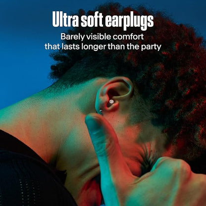 Alpine PartyPlug Pro Concert Ear Plugs, High Fidelity Professional Earplugs, 21dB Noise Reduction