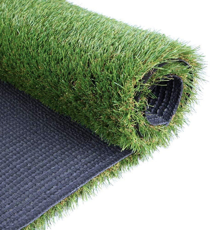 Petgrow Synthetic Artificial Grass Turf Lawn 6 x 34ft, 1.38" Outdoor/Indoor Fake Grass Rug Astroturf for Dogs,Faux Grass Rug with Drainage Holes/Custom Size Provided