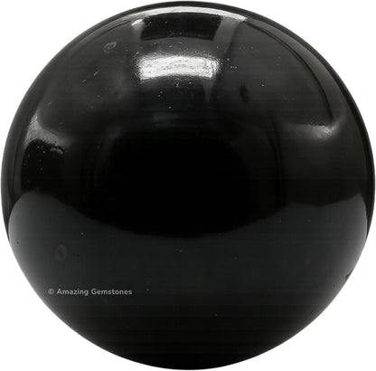Amazing Gemstone Black Tourmaline Crystal Ball with Stand - 2" Inches Crystal Sphere Meditation Balls for Witchcraft and Decorative Balls