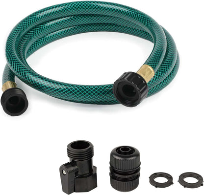 Garden Hose Leakproof for Gardener: 1/2” PVC Water Hoses with GHT Fittings - 5 FT No Kink and Flexible for Outdoor Watering