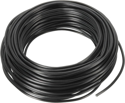 PATIKIL 2.5mm x 60ft Bonsai Training Wire,Floral Wire Stems Anodized Aluminum Tree Wire for Gardening Branch Fixing,Black