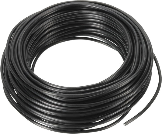 PATIKIL 2.5mm x 60ft Bonsai Training Wire,Floral Wire Stems Anodized Aluminum Tree Wire for Gardening Branch Fixing,Black