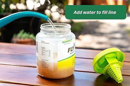 Rescue Outdoor Reusable Fly Trap Canister 4 Pack