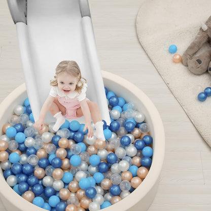 TRENDPLAY Plastic Balls for Ball Pits 2.2 Inch, Pack of 50 100 200 500 Hollow Balls, Perfect for Toddler Baby Pools,Party,Festival Decoration