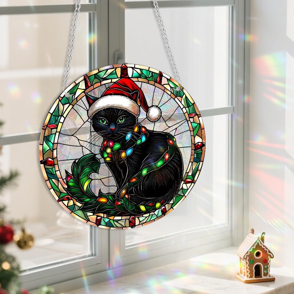 Sun Catchers Indoor Window, Acrylic Rainbow Suncatcher Window Hanging Decoration for Living Room Bedroom Summer Home Balcony Ornaments Decoration