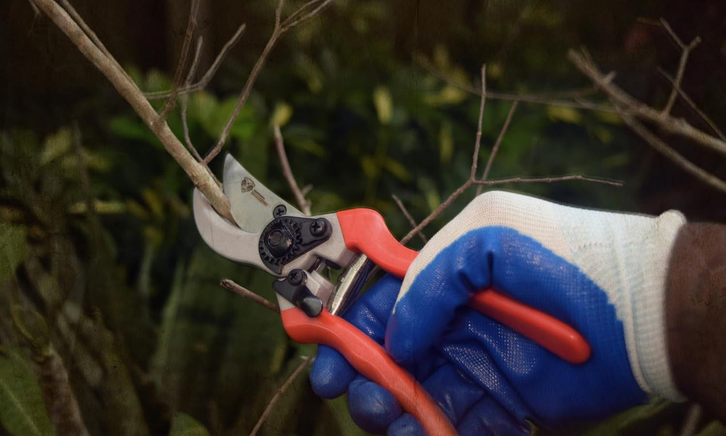 – Professional Bypass Hand Pruning Shears – Durable, Heavy Duty, Landscaping Secateurs/Scissors/Clippers-Trim your Garden, Rose Bushes, Gardenias and Outdoor Hedges