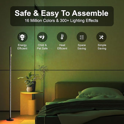Plant Grow Lights Indoor – 64.5'' Tall Full Spectrum Plant Growing Lamps with 660nm, 3000K & 6000K LEDs, 36W Grow Lights for Indoor Plants with Dual Auto Timer (4H/8H/12H) & Remote Control