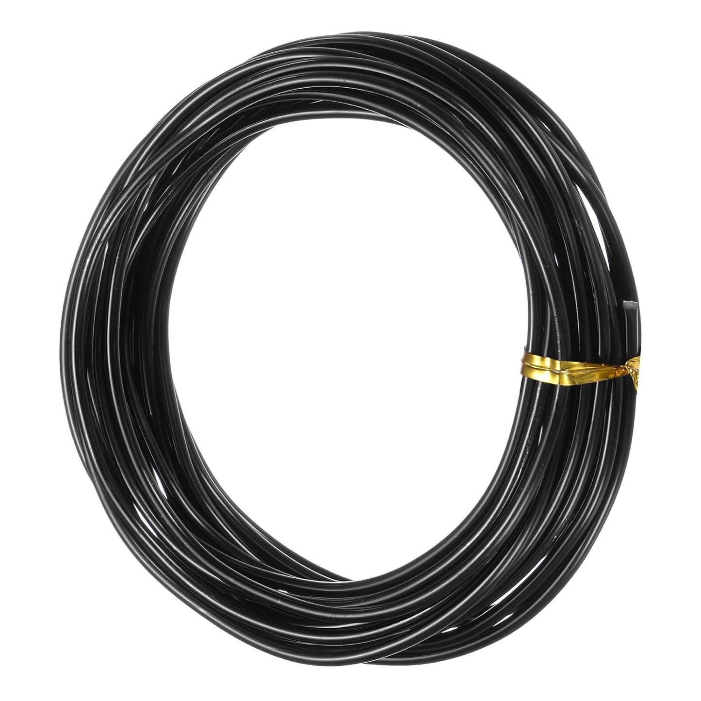 2.5mm Bonsai Training Wire, 16.4 Feet Total Anodized Aluminum Bonsai Wires for Bonsai Tree Shaping/Branches Fixing/Trunk Holding/DIY Crafting [Black]