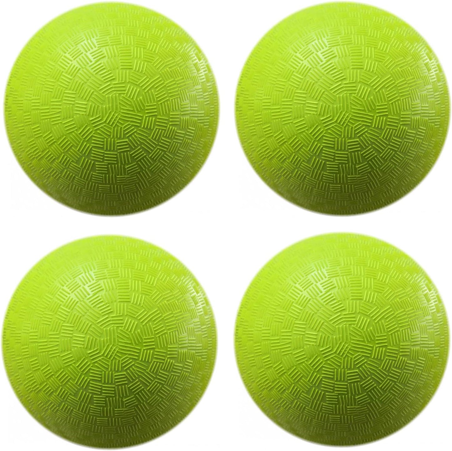 AppleRound 8.5-inch Dodgeball Playground Balls, Pack of 4 Balls with 1 Pump, Official Size for Dodge Ball, Handball, Camps and Schools