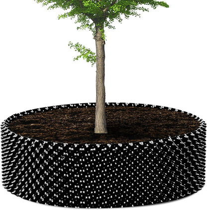 60 Gallon Air Pruning Container New Plastic Nursery Pot Fruit Vegetable Garden self-Planting Grow beds, Size 17"x10", 8 Pcs, Black