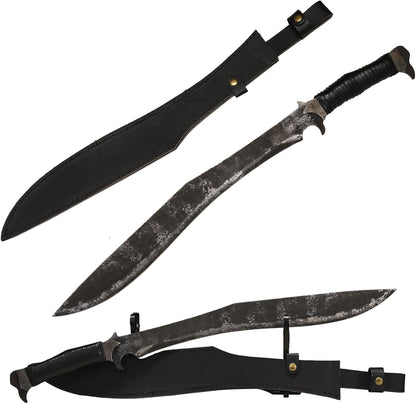High Manganese Steel Blade Machete for Cutting Trees Heavy Duty Full Tang Outdoor Survival Hunting Tactical Sword