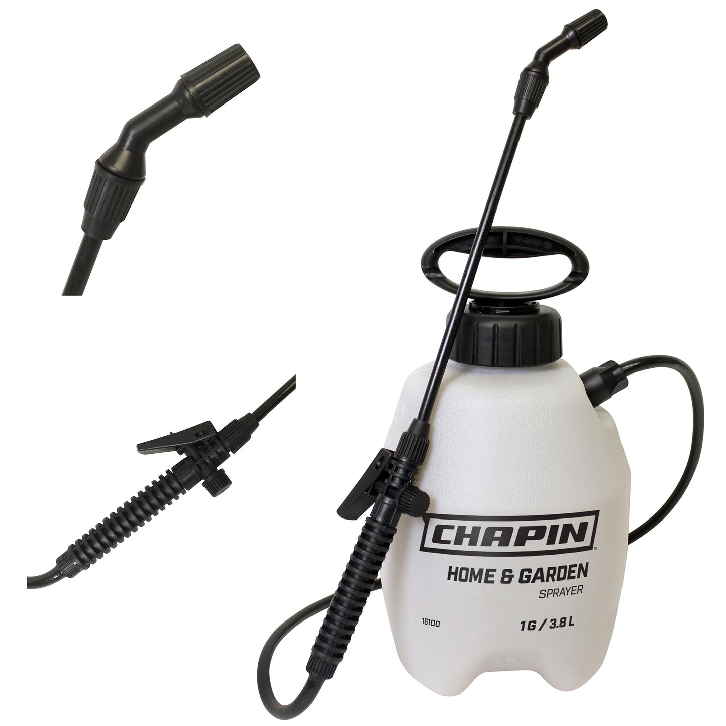Chapin 1-Gallon Pump Sprayer, Anti-Clog for Consistent Spray