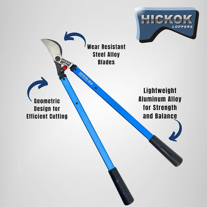 Heavy Duty Loppers for Tree Trimming – 28" Branch Cutter & Pruning Shears with Long Handle | Lightweight Aluminum Tree Trimmer | Professional-Grade Pruner Made in USA