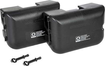 2 Contractor-Grade Rat Bait Station – Extra Tough, Rugged & Weather-Resistant Lockable Box with Key, Tamper-Resistant Dual Entry, Fits Blocks/Pasta/Grain Baits or Snap Traps – Indoor/Outdoor.