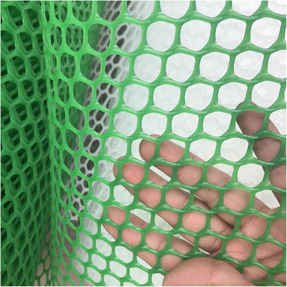 Plastic Chicken Wire Mesh Plastic Mesh Roll for Gardening Construction Barrier Netting Frame Crafts Plastic Mesh Fencing Poultry Fencing Garden Netting(Size:1.8cm mesh 1 * 30m,Color:Green)
