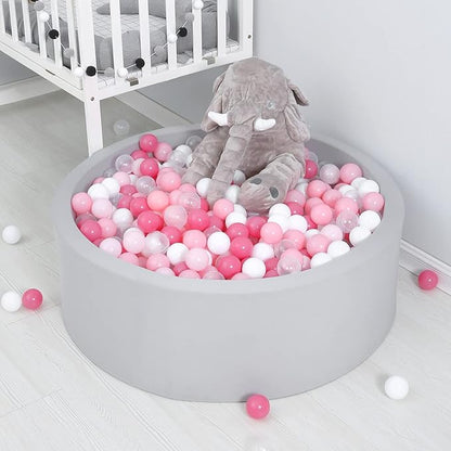 TRENDPLAY Plastic Balls for Ball Pits 2.2 Inch, Pack of 50 100 200 500 Hollow Balls, Perfect for