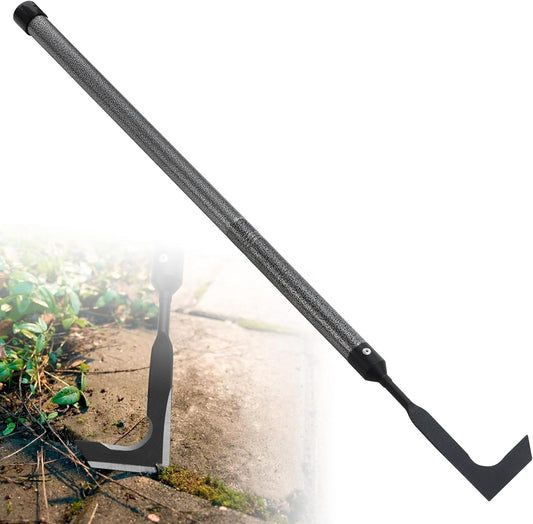 29" Long Handle Crack Weeder, Manual Crevice Weeding Tool Weed Puller for Sidewalk Paver Deck Boards, Gardening Tool for Removing Grass and Weeds from Deck Garden and Wall Crevices