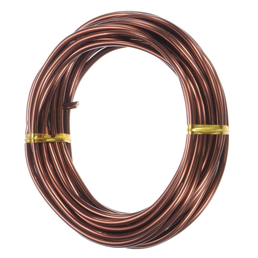 3mm Bonsai Training Wire, 16.4 Feet Total Anodized Aluminum Bonsai Wires for Bonsai Tree Shaping/Branches Fixing/Trunk Holding/DIY Crafting [Bronze]