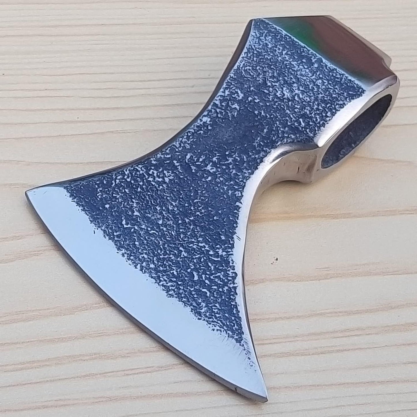 Steel Craft, ESTWING SPORTSMAN'S Hatchet Custom Hand Made HIGH Carbon Tomahawk Viking Axe Head with Leather Sheath, R-A H 006