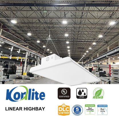 Pack of 2 ALTA LED LED Bay Ceiling Shop Light - 2FT - 105W/90W/80W - 16,500 Lumens - 5000K/4000K Selectable - 120-277V - 250W Metal Halide Equal