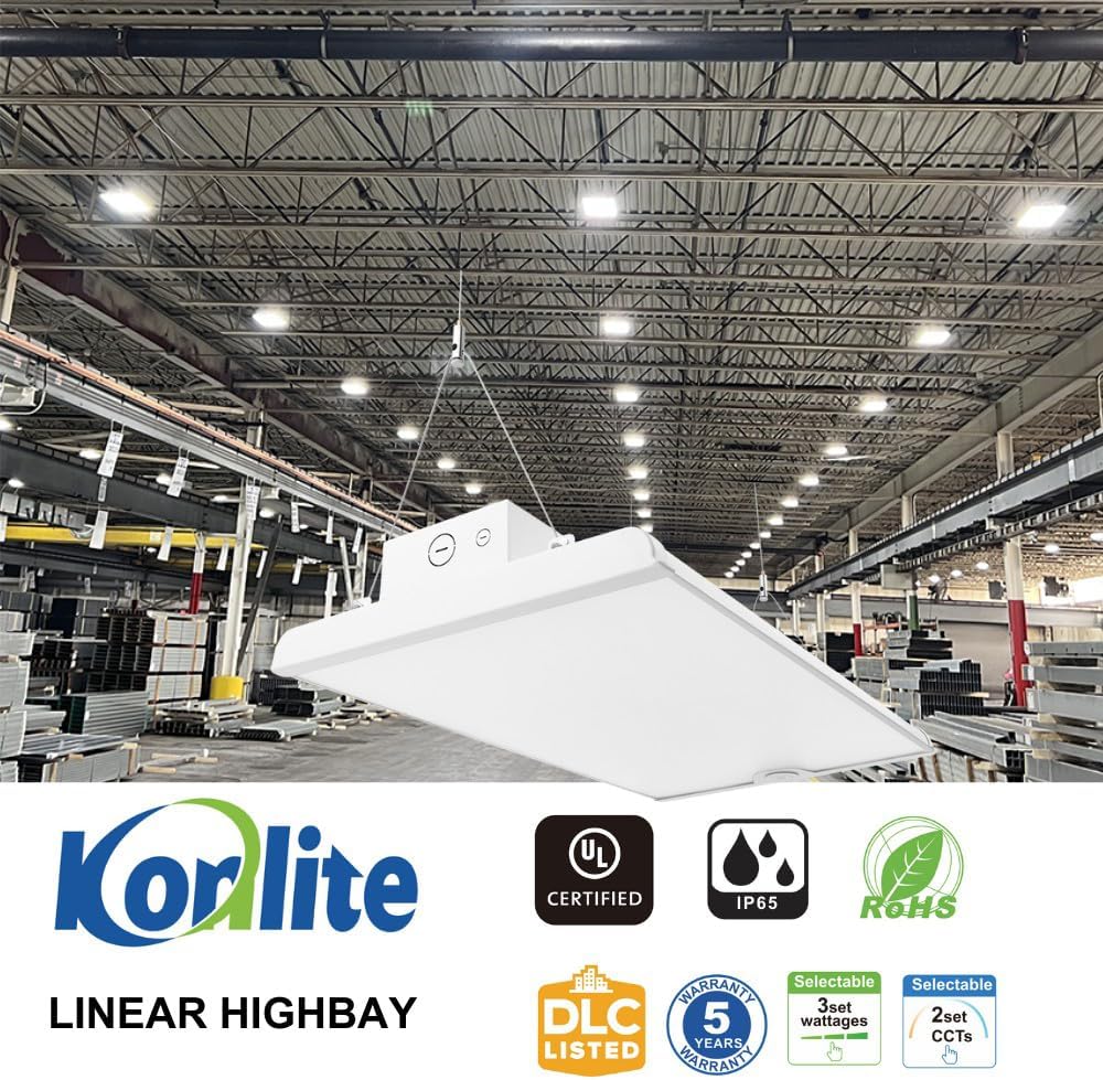 ALTA LED LED Bay Ceiling Shop Light - 2FT - 105W/90W/80W - 16,500 Lumens - 5000K/4000K Selectable - 120-277V - 250W Metal Halide Equal