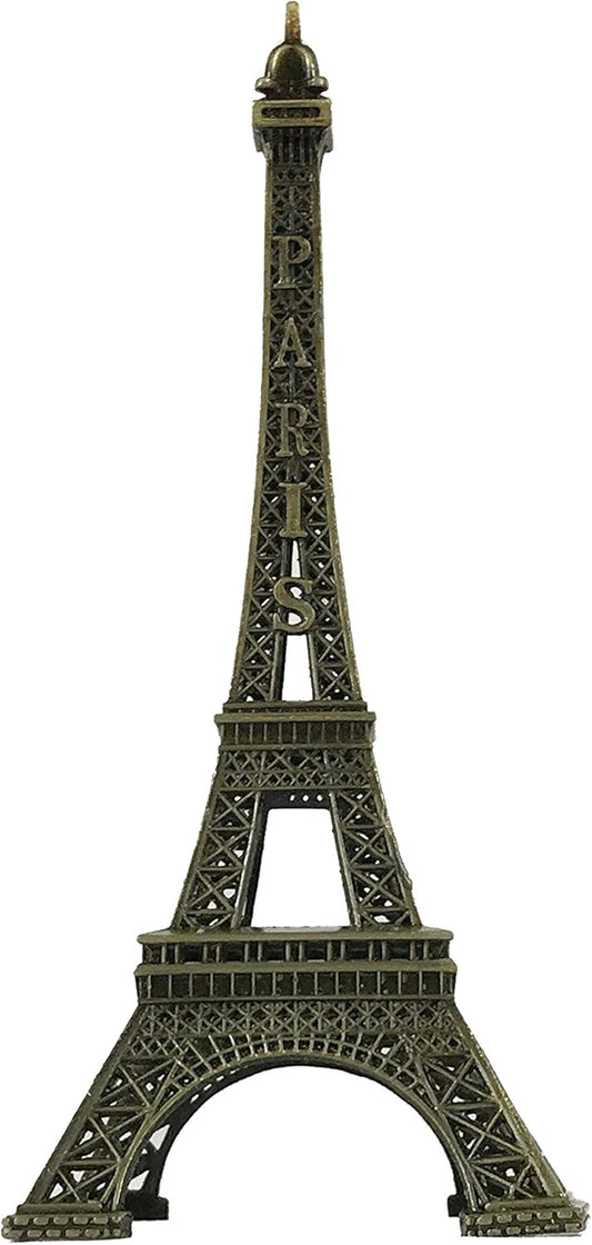 allgala 7" Eiffel Tower Statue Decor Alloy Metal, Bronze