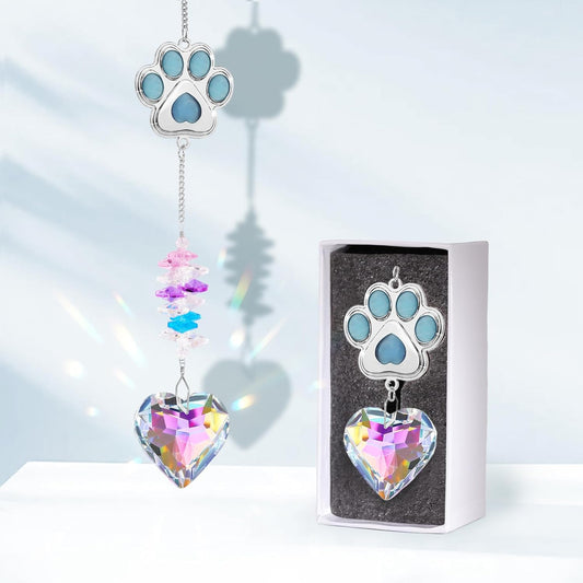 Dog Memorial Gifts for Loss of Dog - Loss of Dogs Sympathy Gift - Pet Memorial Crystal Decor