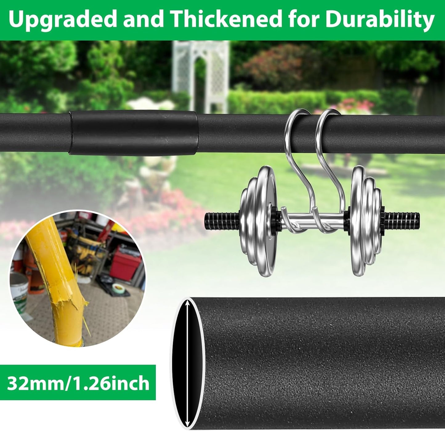 Pragmatist Lawn Leveling Rake, 34"x9.4" Leveling Rake 68" Leveler Tool Big Lawn Leveler Stainless Steel Landscaping Tool for Garden, Golf Lawn, Farm, Pasture, Yard Tool