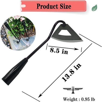 Garden Tools Hollow Hoe Stainless Steel Handle Weeding Hoe for Vegetable Garden loosening Soil