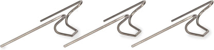 Greenhouse Glazing Clips, Pack of 50 Stainless Steel W Type Clip Leaf Spring Clips, Aluminium Greenhouse Care, House Twin-Hall Web Sheets