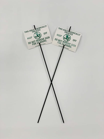 Lawn Treatment Application Stakes & Iowa Signs (Economy Style Stake / 1,000 pc. Pack)