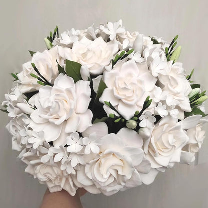 Gardenia Veitchii - Everblooming - Gardenia Jasminoides. Fragrant Evergreen Shrub with Glossy Foliage and Pure White Blooms, Perfect for Pots, Borders, or Gardens (2 Gardenia Veitchii Plants in Sac)