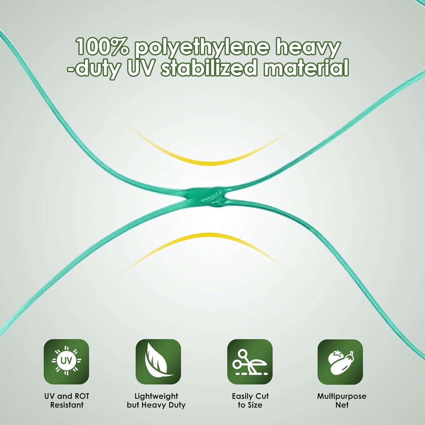 13X40Ft Bird Netting for Garden Protect Vegetable Plants and Fruit Trees,Plastic Trellis Netting for Birds, Deer,Squirrels and Other Animals