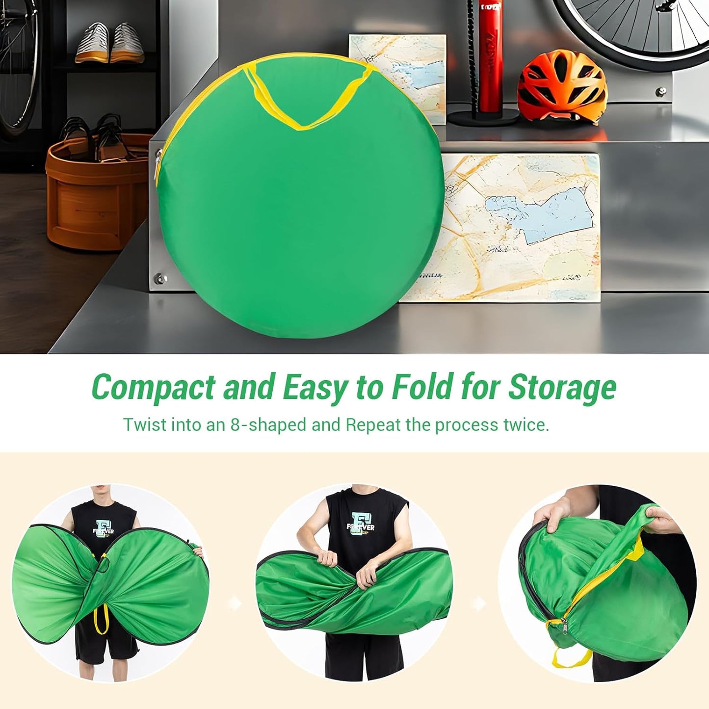Leaf Collector 70 Gallon, 230D Thickened Reusable Yard Waste Bag, Portable Pop Up Lawn and leaf Bags, Yard Garden Waste Bags, Bag for Lawn Trash，Larger Capacity，Reinforced Rope Holes，patent product