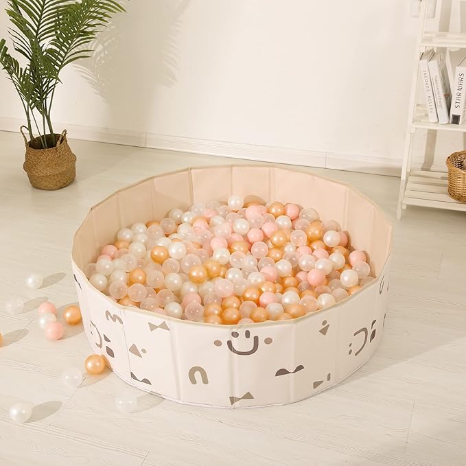 TRENDPLAY Plastic Balls for Ball Pits 2.2 Inch, Pack of 50 100 200 500 Hollow Balls, Perfect for