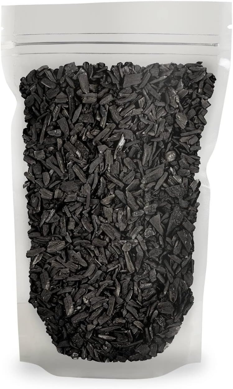 GARDENERA Horticultural Charcoal for Indoor Plants [20-Quart Bag] Black Diamond Soil Amendment for Orchids, Terrariums, and Gardening