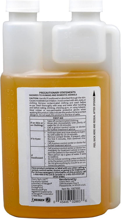 Neogen 1907850 Prozap StandGuard Pour-On 473 mL Insecticide, Yellowish. Brown