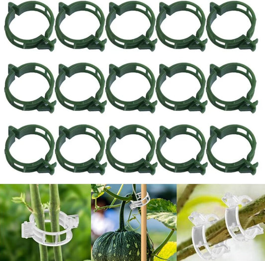 300 PCS Secured Plastic Plant Clip, Plant Support Clips, Garden Clips for Climbing Plants, Plastic